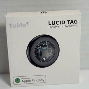 Tukio Lucid Tag Portable Locator Apple MFi Bluetooth Tracker Find My Device